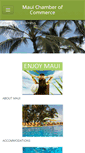Mobile Screenshot of mauichamber.com